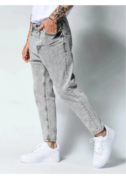 Erkek Boyfriend Fit Denım Jean Kot Pantolon