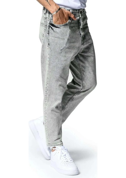 Erkek Boyfriend Fit Denım Jean Kot Pantolon