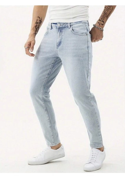 Erkek Boyfriend Fit Denım Jean Kot Pantolon