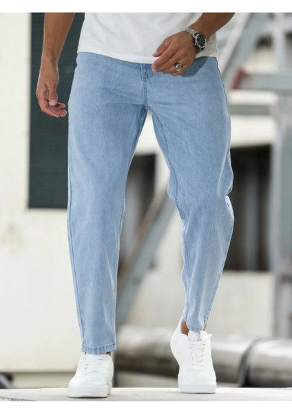Erkek Boyfriend Fit Denım Jean Kot Pantolon