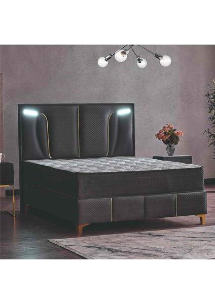 Rxr Herkül Yaylı Ortopedik 30 cm Yükselikte Çift Kişilik Yatak