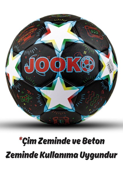 Çok Renkli 5 Numara Futbol Topu Hediye Pompa İle - Halı Saha ve Beton Zemin Uyumlu modelleri