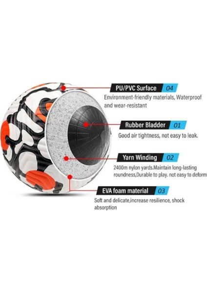 Siyah Futbol Topu 5 Numara ile Pompa - Maç için İdeal! modelleri