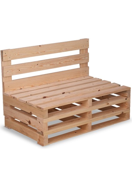Palet Koltuk Sırt Destekli Bahçe Mobilyası 32 x 60 x 100 cm modelleri