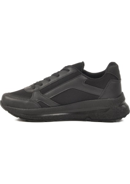 2420 G Hafif Esnek Siyah Sneaker