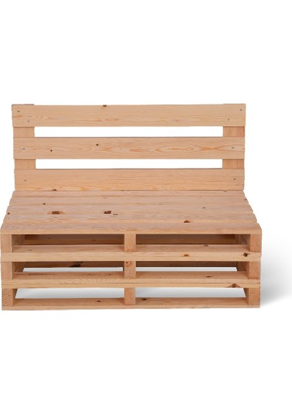 Palet Koltuk Sırt Destekli Bahçe Mobilyası 32 x 60 x 100 cm fırsatları
