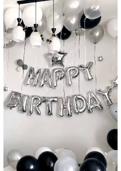 16İnç N Harfi Folyo Balon Gümüş 40 cm fiyatları