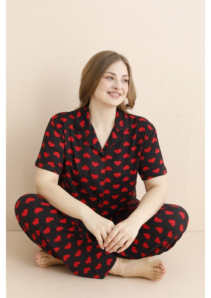 50501-96 Kadın Büyük Beden Pijama Takımı