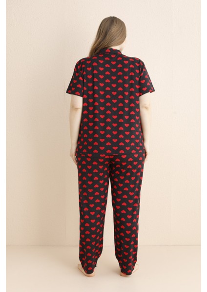 50501-96 Kadın Büyük Beden Pijama Takımı modelleri