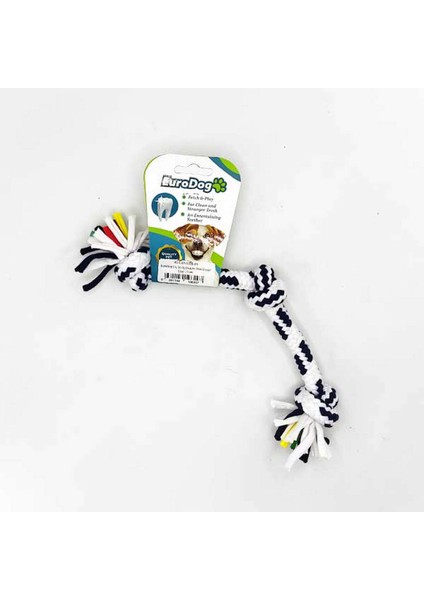 Diş Ipi Üç Düğüm Mavi Beyaz Çizgi 15 cm Nrmsa