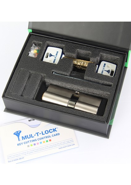 Multlock MTL800 Çelik Takviyeli Barel 69 mm Hırsıza Karşı Birinci Sınıf Koruma (Birbirini Açar 2 Li Set)