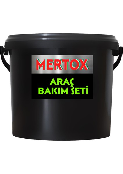 10 Parça Müthiş Oto Araç Araba Yıkama Temizlik Bakım Seti Kovalı