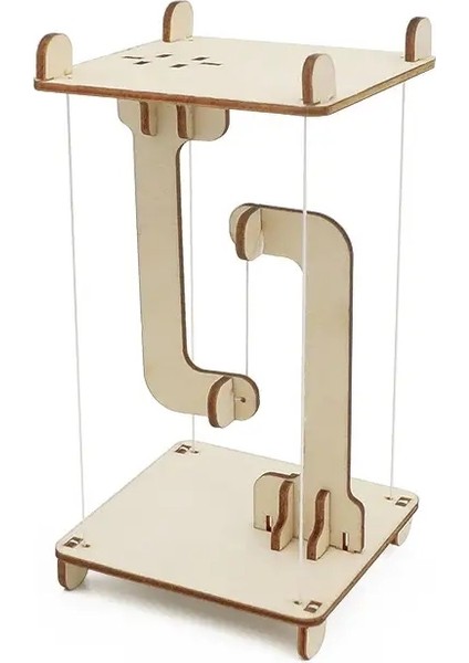 Dıy Science Toys Çocuk Eğitim Kök Kitleri Araba Dinozor Model Teknoloji Deneysel Araç Ahşap Oyunlar Okul Tedarik: Örümcek Robot (Yurt Dışından)