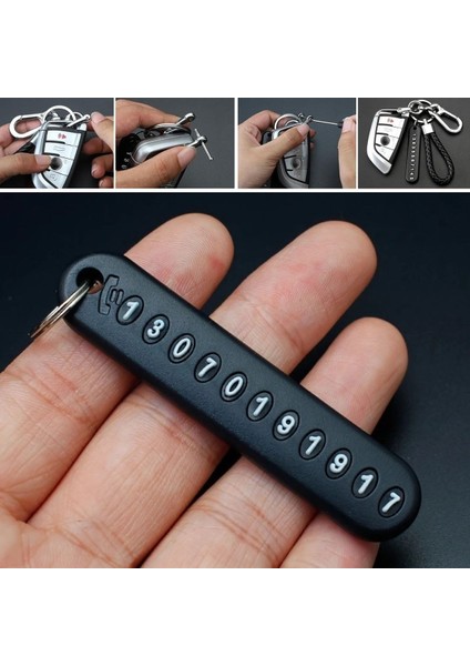 Anahtarlığa Takılabilentelefon Numarası Etiketli Numaratörlü Anahtarlık (5051) fırsatları