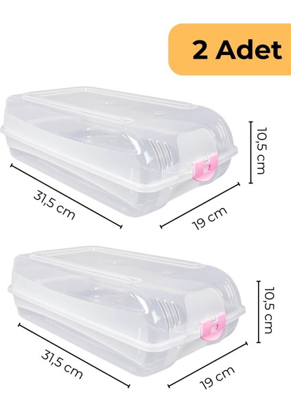 Ayakkabı Koruma Kutusu, 2'li Set