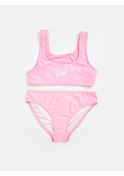 Hızlı Kuruyan Uv Korumalı Kız Çocuk Bikini (S5)