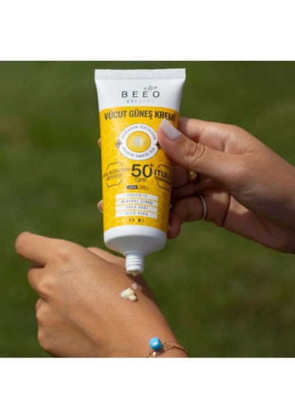Bee'o Vücut SPF50 Güneş Kremi 80 ml 2 Adet