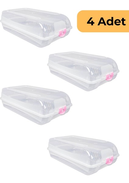Bay Ayakkabı Koruma Kutusu, 4'lü Set