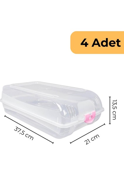 Bay Ayakkabı Koruma Kutusu, 4'lü Set