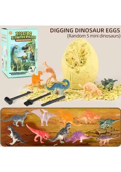 Dinozor Fosilleri Çocuklar Dig Science Kit Dinozor ve Kazı Çocuklar Için Bilim Kitleri Erkek Kızlar Eğitim Oyuncak Renk: Mini Dinozaur (Yurt Dışından)