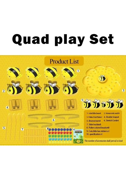 Çocuklar Montessori Toys Arı Balıkçılık Savaş Masa Oyunları Bebek Eğitim Entelektüel Aydınlatma Renk Biliş Mantığı Eğitim Kol: Çift Set (Yurt Dışından)