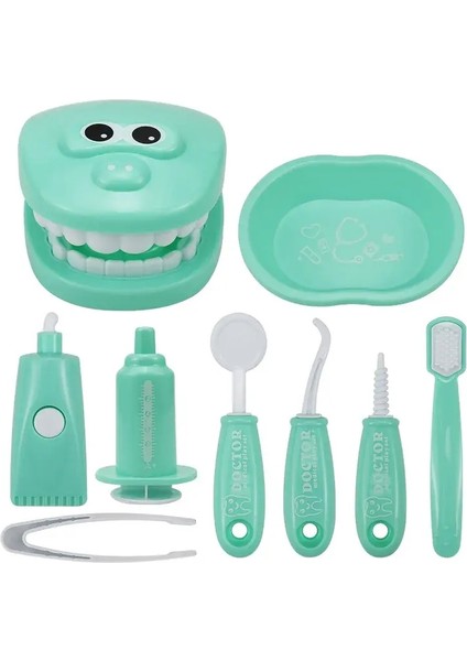 1/9pcs Montessori Çocuklar Için Eğitim Oyuncakları Erken Öğrenme Doktorları Rol Oyun Çocuklar Istihat Diş Öğretim Aıds Aıds Aıds: Nane (Yurt Dışından)
