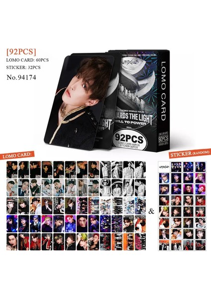 92PCS Kpop Ateez Yeni Albüm The World Ep.fin: Will Lomo Kartları Photocards Fotoğraf Basılı Kartı Seonghwa Yunho Yeosang San Fan Hediyesi: 1 (Yurt Dışından)