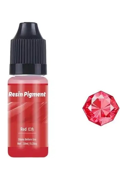 10ML Epoksi Reçine Pigment Sıvı Renkli Boya Dıy Uv Epoksi Reçine Kalıp Takı Yapımı Aksesuarlar Boya Pigment Rolor: 1554262 (Yurt Dışından)