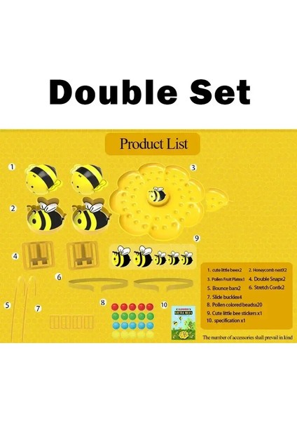Çocuklar Montessori Toys Arı Balıkçılık Savaş Masa Oyunları Bebek Eğitim Entelektüel Aydınlatma Renk Biliş Mantığı Eğitim Kol: Çift Set (Yurt Dışından)