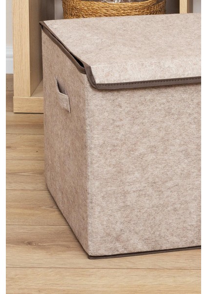 Keçe Kapaklı Çok Amaçlı Mega Plus Kutu Hurç 57 x 41 x 31 cm