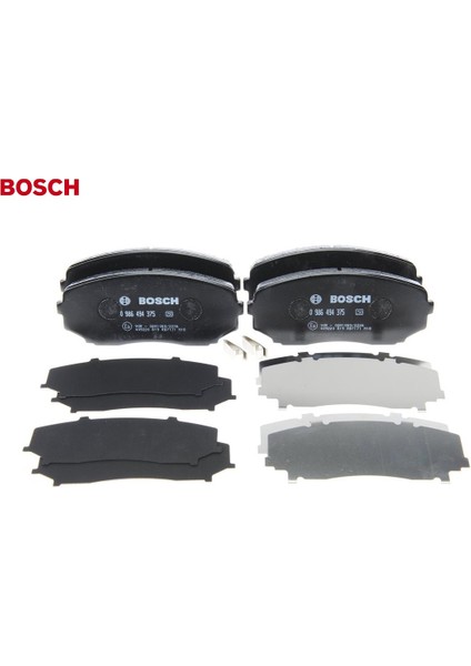 Ön Fren Balata Mazda Cx-7 Cx-9 Mpv 3 L200 Triton Pajero 2-3 EHY23328Z 0986494375 Bosch