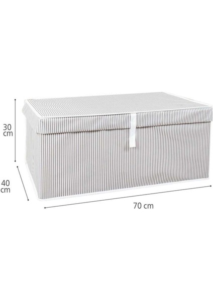 Çok Amaçlı Kutu - Mega Plus Gri, 70 x 40 x 30 cm
