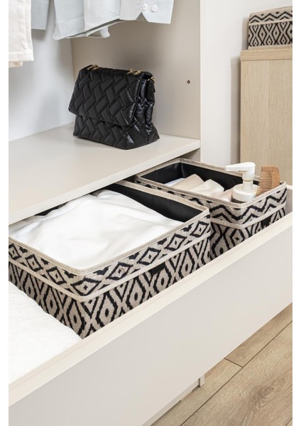 Bohe 2'li Çekmece ve Raf Düzenleyici Sepet Organizer