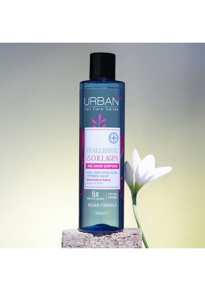 Hyaluronic & Collagen Ekstra Dolgunlaştırıcı Saç Bakım Şampuanı Vegan 350 ml