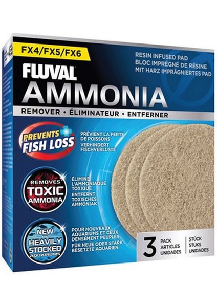 Fluval FX46 Amonyak Remover 3 Lü Paket Nrmsa