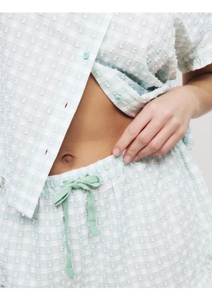 Pamuklu Kısa Pijama Takımı