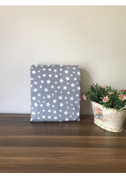 İpli Ayarlanabilir storperli Ütü Masası Kılıfı örtüsü bezi Ahter Gri 55x140 cm