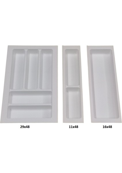 Mutfak Çekmece Içi Kaşıklık, Beyaz 54 Cm X 48 Cm (yanlar Ve Boydan 4,5 Cm Kesilebilir) fırsatları