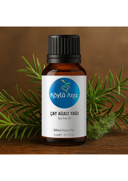 Köylü Çay Ağacı Yağı 5 ml - Saf Doğal Esansiyel Yağ
