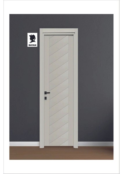 Wc Yönlendirme Yazısı Kadın Erkek Ikili Set 21X15 cm Dakota Levha fırsatları