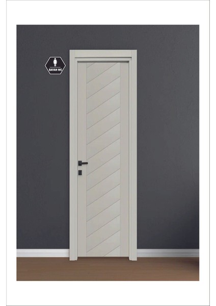 Wc Yönlendirme Yazısı Kadın Erkek Ikili Set 21X25 cm Dakota Levha fırsatları