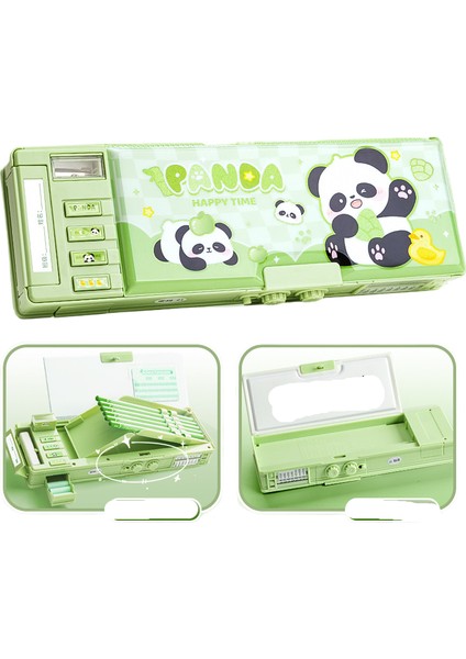 Şifre Kilidi Çok Fonksiyonlu Kırtasiye Kutusu Çok Katmanlı Organ Kalem Kutusu Yüksek Değerli Çift Katmanlı Kalem Kutusu (Yurt Dışından)