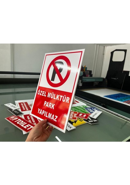 Geri Dönüşüm Elektronik Parçalar 25X35CM Dakota Iş Güvenliği Uyarı Ikaz Levhası
