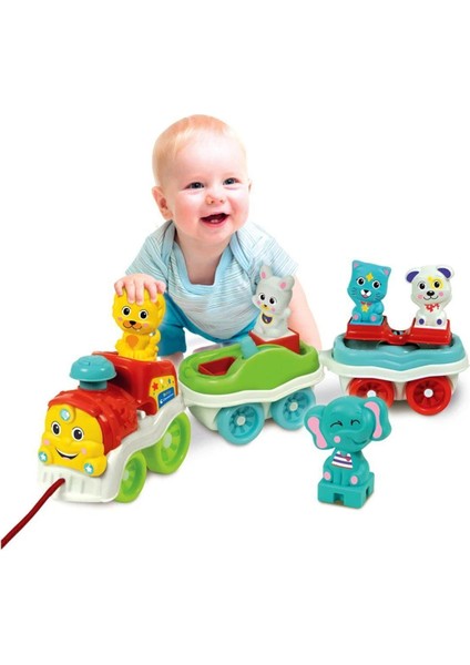 17848 Baby Clementoni - Bebek Hayvanlar Treni +9 Ay