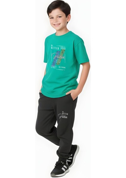 Erkek Çocuk 3'lü T-Shirt-Eşofman Takımları fırsatları
