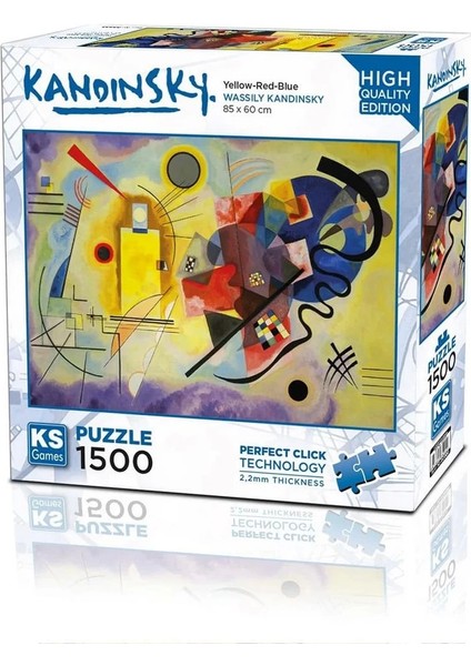 Ks Games Yellow Red Blue Puzzle 1500 Parça 22033