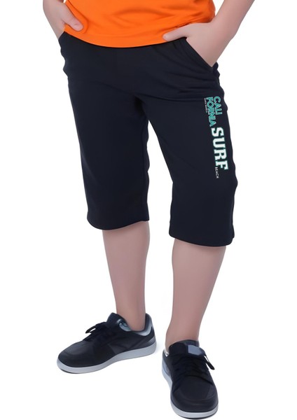 Erkek Çocuk Yazlık Surf Baskılı Alt-Üst Takım