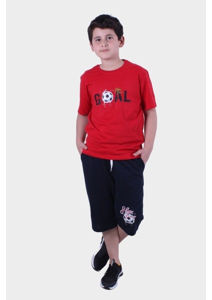 Erkek Çocuk Alt-Üst Kapri-Tişört Takım