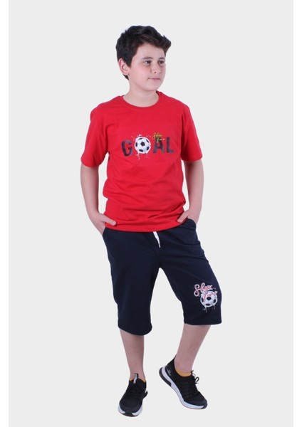 Erkek Çocuk Alt-Üst Kapri-Tişört Takım