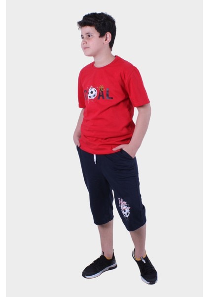 Erkek Çocuk Alt-Üst Kapri-Tişört Takım